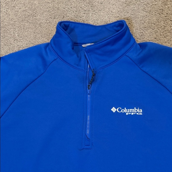 Columbia Royal Blue Half-Zip Pullover - Picture 2 of 7